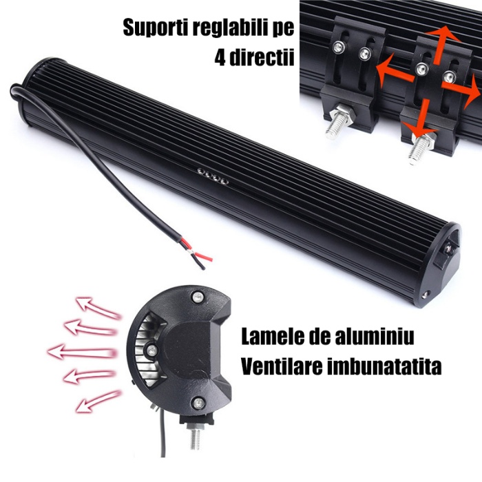 Led BAR MEGA Series 162W 58cm