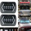 Set faruri LED JEEP Wrangler YJ / Cherokee XJ 110W Patrol Landcruiser HILUX L200
