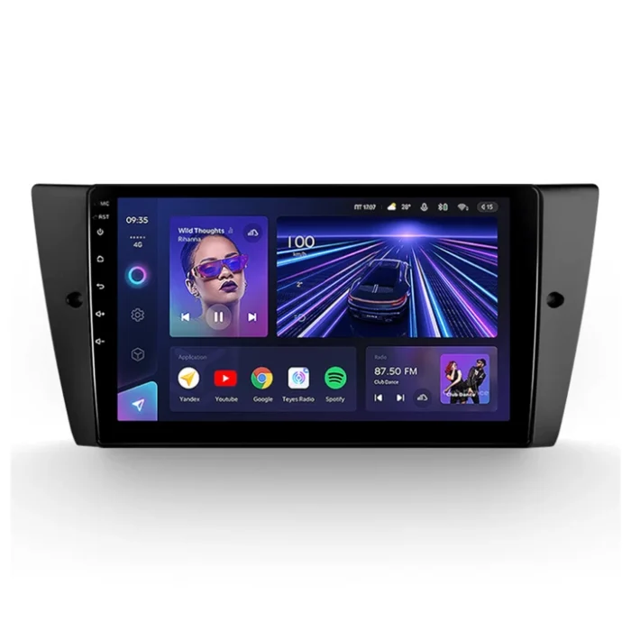Navigatie Auto Teyes CC3 BMW Seria 3 E93 2005-2013 4+32GB 9" QLED Octa-core 1.8Ghz Android 4G Bluetooth 5.1 DSP Teyes