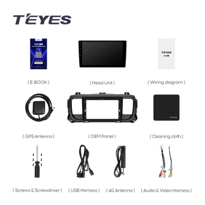 0725657506131_jumpy_3_2016_2021_3_1280x720 Navigatie Auto Teyes CC3 Peugeot Traveller 2016-2021 4+32GB 9" QLED Octa-core 1.8Ghz Android 4G Bluetooth 5.1 DSP