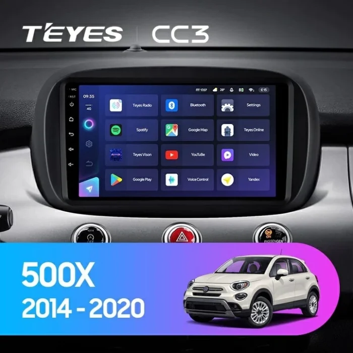 0725657506414_500x_2014_2020_1280x720 Navigatie Auto Teyes CC2 Plus Fiat 500X 2014-2018 6+128GB 9" QLED Octa-core 1.8Ghz Android 4G Bluetooth 5.1 DSP