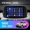 Navigatie Auto Teyes X1 4G Fiat 500X 2014-2018 2+32GB 9" IPS Octa-core 1.6Ghz Android 4G Bluetooth 5.1 DSP