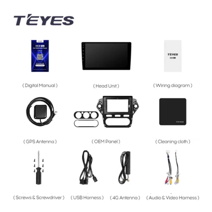0725657507916_mondeo_2010_2014_3_1280x720 Navigatie Auto Teyes CC3 360 Ford Mondeo 3 2007-2014 6+128GB 10.2" QLED Octa-core 1.8Ghz Android 4G Bluetooth 5.1 DSP