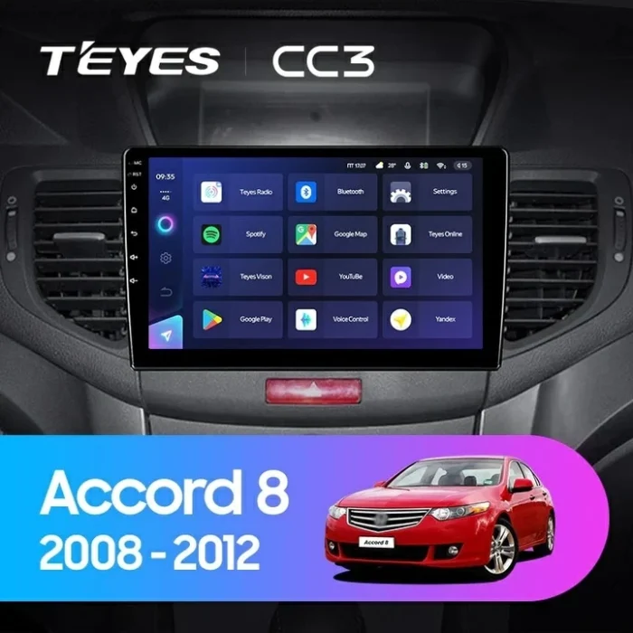 0725657508838_honda_accord_8_1280x720 Navigatie Auto Teyes X1 WiFi Honda Accord 8 2008-2015 2+32GB 9" IPS Quad-core 1.3Ghz Android Bluetooth 5.1 DSP