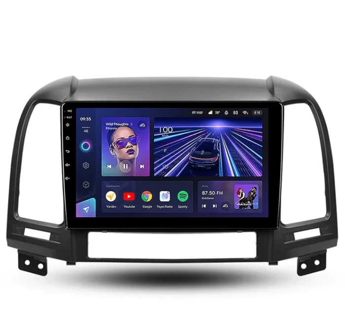 Navigatie Auto Teyes CC3 Hyundai Santa Fe 2 2007-2012 6+128GB 9" QLED Octa-core 1.8Ghz Android 4G Bluetooth 5.1 DSP Teyes