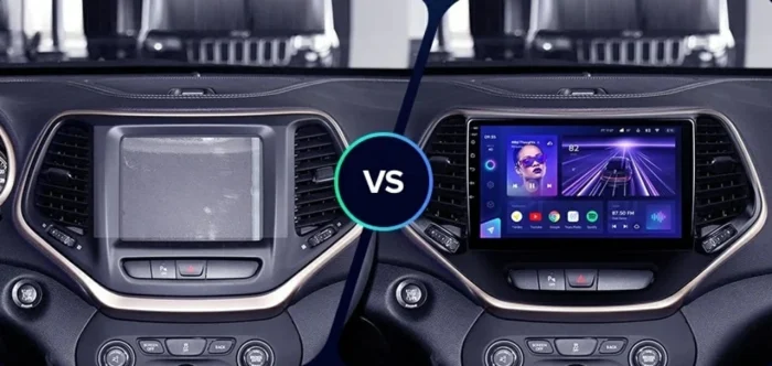 0743836973963_cherokee_5_kl_2015_2018_before_after_1280x720 Navigatie Auto Teyes CC3 2K Jeep Cherokee 5 2015-2018 4+64GB 10.36" QLED Octa-core 2Ghz, Android 4G Bluetooth 5.1 DSP
