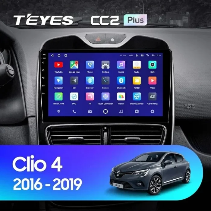 0743836983771_clio4_2016_2016_1280x720 Navigatie Auto Teyes CC3 360° Renault Clio 4 2016-2019 6+128GB 10.2" QLED Octa-core 1.8Ghz, Android 4G Bluetooth 5.1 DSP