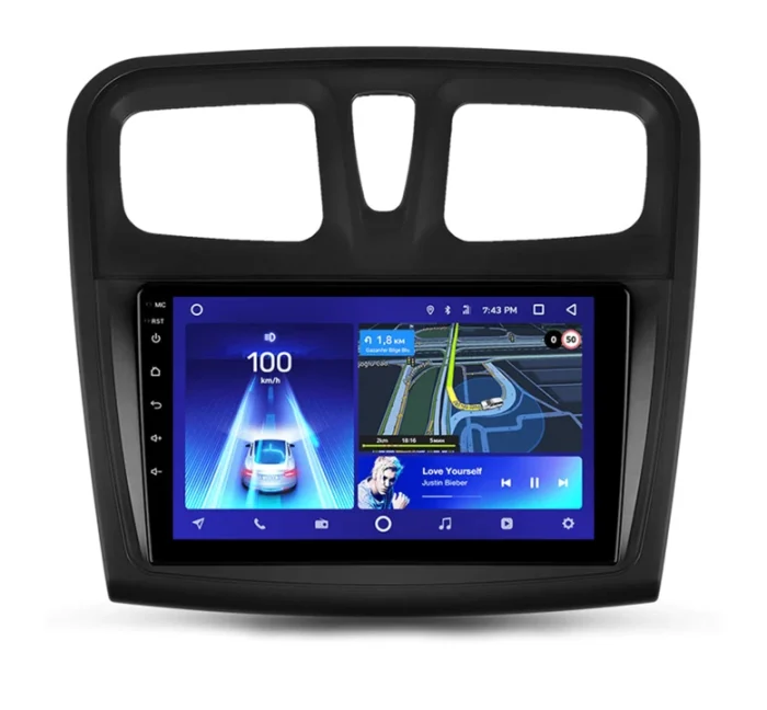 Navigatie Auto Teyes CC2 Plus Dacia Logan 2 2016-2020 6+128GB 9" QLED Octa-core 1.8Ghz Android 4G Bluetooth 5.1 DSP Teyes Navigatie Auto Teyes CC2 Plus Dacia Logan 2 2016-2020 6+128GB 9" QLED Octa-core 1.8Ghz Android 4G Bluetooth 5.1 DSP Teyes