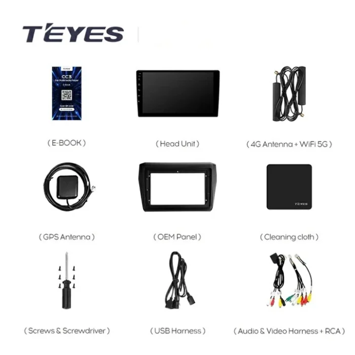 Navigatie Auto Teyes X1 4G Suzuki Swift 5 2016-2020 2+32GB 9" IPS Octa-core 1.6Ghz, Android 4G Bluetooth 5.1 DSP