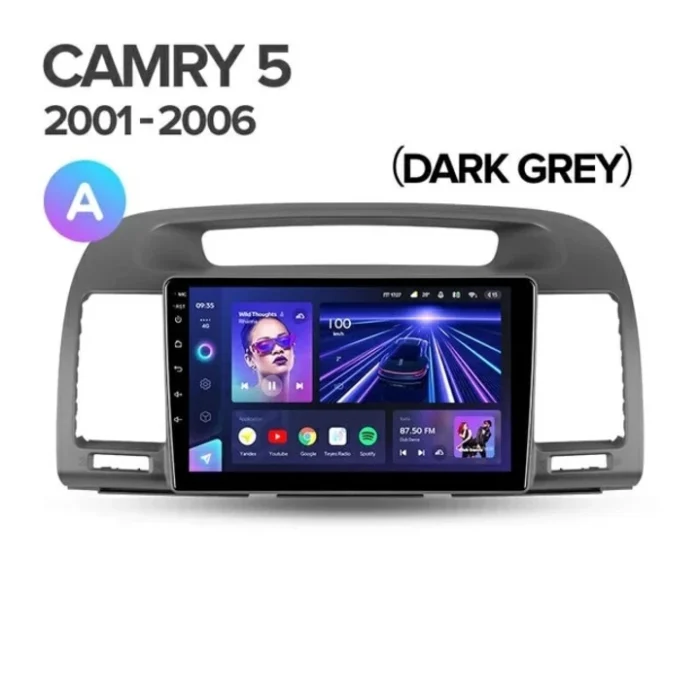Navigatie Auto Teyes CC2 Plus Toyota Camry 5 2001-2006 4+64GB 9" QLED Octa-core 1.8Ghz, Android 4G Bluetooth 5.1 DSP