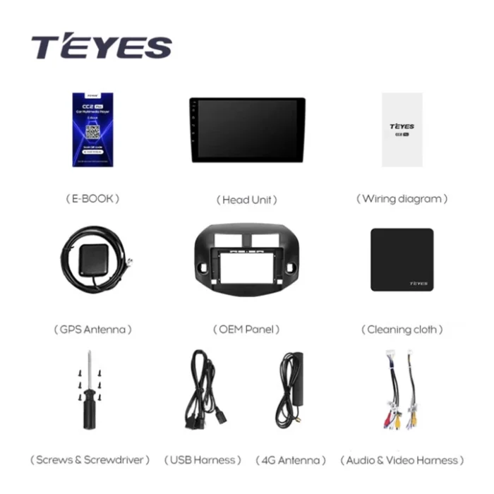0743836993428_rav4_2005_2013_3_1280x720 Navigatie Auto Teyes CC2 Plus Toyota RAV4 XA30 2005-2013 4+64GB 10.2" QLED Octa-core 1.8Ghz, Android 4G Bluetooth 5.1 DSP