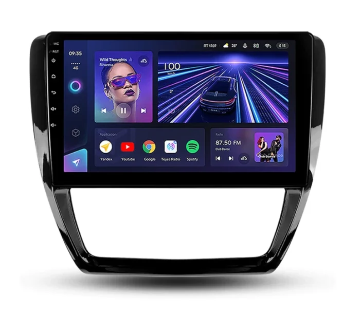 Navigatie Auto Teyes CC3 360° Volkswagen Jetta 6 2011-2018 6+128GB 10.2" QLED Octa-core 1.8Ghz