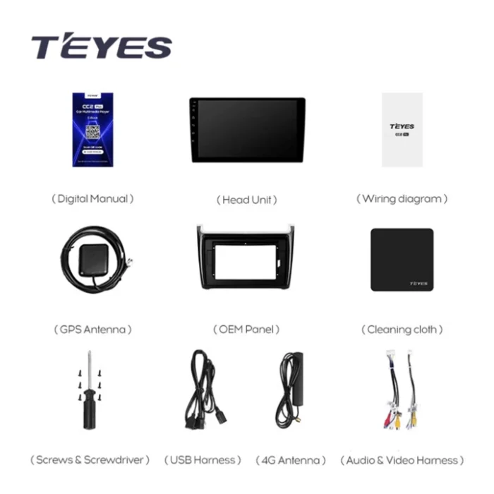 0743836996177_polo_5_2008_2020_3_1280x720 Navigatie Auto Teyes CC2 Plus Volkswagen Polo 5 2008-2020 4+32GB 9" QLED Octa-core 1.8Ghz Android 4G Bluetooth 5.1 DSP