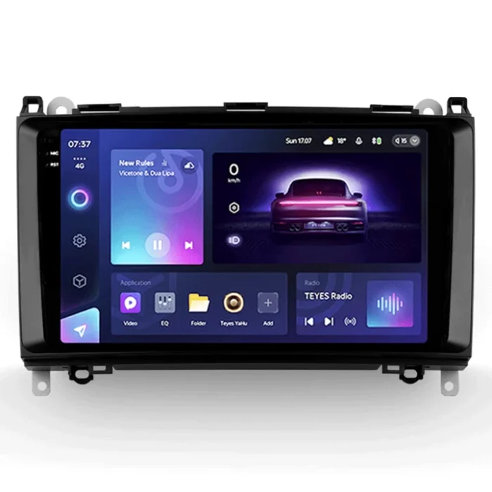 Navigatie Auto Teyes CC3 2K Mercedes-Benz Vito 3 2014-2023 6+128GB 9.5" QLED Octa-core 2Ghz Android 4G Bluetooth 5.1 DSP Teyes