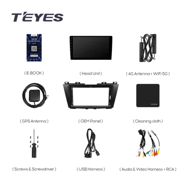 0755249806172_mazda_5_3_cw_2010_2015_continut_1280x720 Navigatie Auto Teyes CC3 Mazda 5 III 2010-2015 4+32GB 9" QLED Octa-core 1.8Ghz Android 4G Bluetooth 5.1 DSP