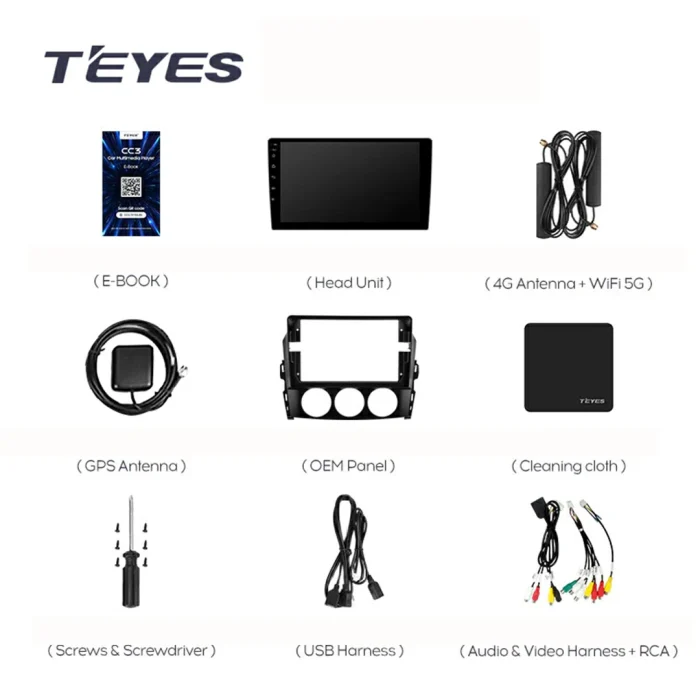 0755249823841_mx_5_iii_nc_2008_2015_continut_1280x720 Navigatie Auto Teyes CC3L Mazda MX-5 III NC 2008-2015 4+32GB 9" IPS Octa-core 1.6Ghz, Android 4G Bluetooth 5.1 DSP