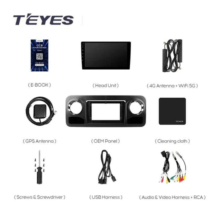 0755249824305_sprinter_2018_2022_3_1280x720 Navigatie Auto Teyes CC3L Mercedes-Benz Sprinter 2019-2023 4+32GB 10.2" IPS Octa-core 1.6Ghz Android 4G Bluetooth 5.1 DSP