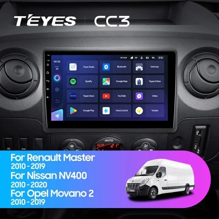0755249825937_renault_master_2010_2019_beforeafter_1280x720 Navigatie Auto Teyes CC3L Renault Master 2010-2019 4+64GB 10.2" IPS Octa-core 1.6Ghz, Android 4G Bluetooth 5.1 DSP