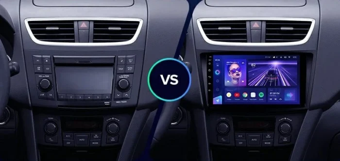 0755249826682_swift_4_2011_2017_before_after_1280x720 Navigatie Auto Teyes CC3L Suzuki Swift 4 2011-2017 4+32GB 9" IPS Octa-core 1.6Ghz, Android 4G Bluetooth 5.1 DSP