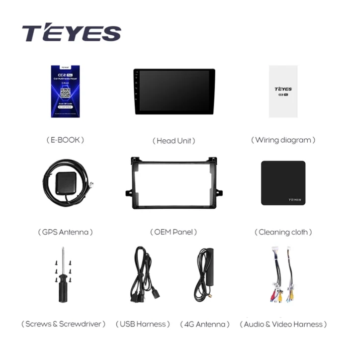 Navigatie Auto Teyes CC3L Toyota Prius XW50 2015-2020 4+32GB 9" IPS Octa-core 1.6Ghz, Android 4G Bluetooth 5.1 DSP