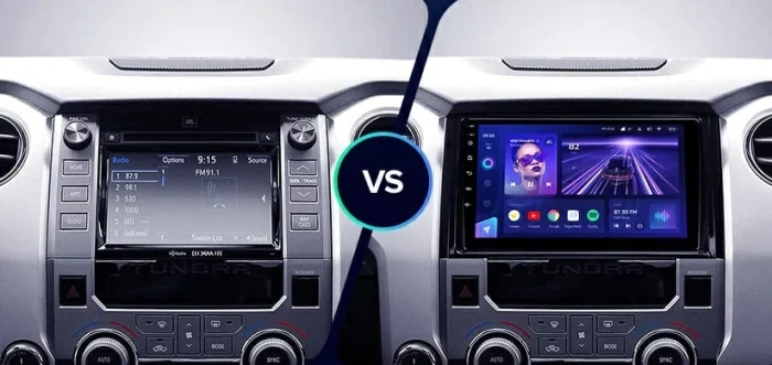 0755249827849_tundra_xk50_2013_2020_before_after_1280x720 Navigatie Auto Teyes CC3L Toyota Tundra 2013-2020 4+32GB 9" IPS Octa-core 1.6Ghz, Android 4G Bluetooth 5.1 DSP