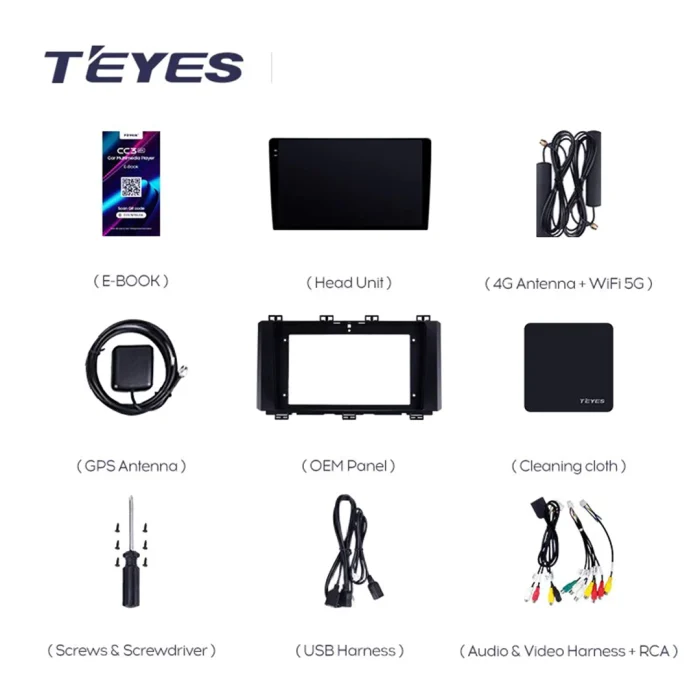 Navigatie Auto Teyes CC3 Seat Ateca 2016-2021 6+128GB 9" QLED Octa-core 1.8Ghz, Android 4G Bluetooth 5.1 DSP