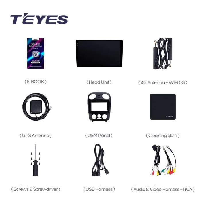 Navigatie Auto Teyes CC2 Plus Volkswagen New Beetle 1998-2010 4+64GB 9" QLED Octa-core 1.8Ghz, Android 4G Bluetooth 5.1 DSP