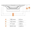08fa_c_165_f_1280x720 Difuzoare Auto Hertz Cento C 165 F, set componente, 165 mm, 70W RMS, 4Ω, 2 difuzoare