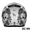10013232-Revenge-Skull-Rose-gri-mat-1 Casca integrala motociclete MT Revenge Skull & Rose gri/negru mat