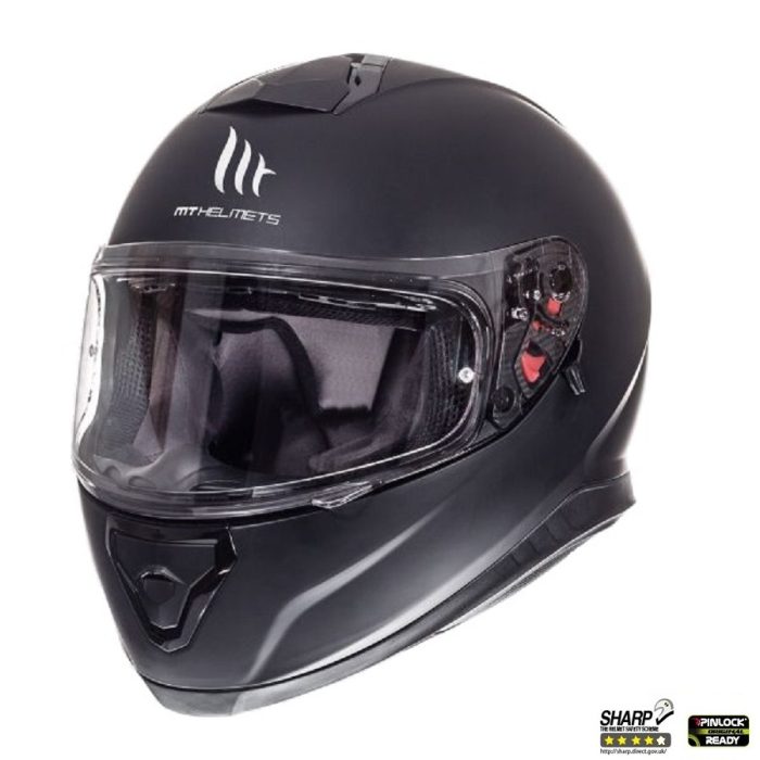 Casca integrala motociclete MT Thunder III SV negru mat (ochelari soare integrati