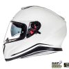 Casca integrala motociclete MT Thunder III SV alb lucios (ochelari soare integrati)