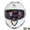Casca integrala motociclete MT Thunder III SV alb lucios (ochelari soare integrati)