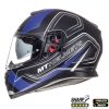 Casca integrala motociclete MT Thunder III SV Trace negru/albastru mat (ochelari soare integrati) Casca integrala motociclete MT Thunder III SV Trace negru/albastru mat (ochelari soare integrati)