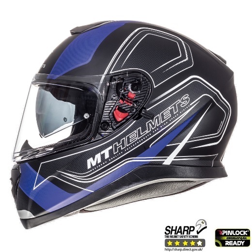 Casca integrala motociclete MT Thunder III SV Trace negru/albastru mat (ochelari soare integrati) Casca integrala motociclete MT Thunder III SV Trace negru/albastru mat (ochelari soare integrati)