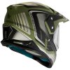 Casca off road MT Synchrony Duo Sport Tourer negru/verde military mat cu viziera (ochelari soare integrati)