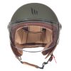 Casca MT Street A6 verde mat (open face)