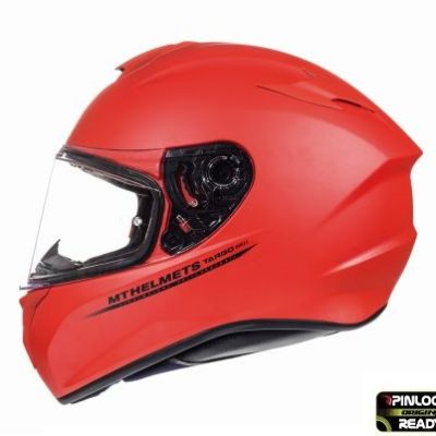 Casca integrala motociclete MT Targo solid A5 rosu mat