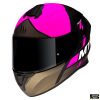 Casca integrala MT Targo Rigel A8 roz fluor mat – tip MT-V-14