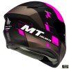 Casca integrala MT Targo Rigel A8 roz fluor mat – tip MT-V-14