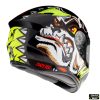 Casca integrala MT Targo Crazy Dog G3 galben fluor lucios