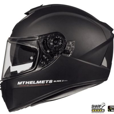 Casca integrala motociclete MT Blade 2 SV A1 negru mat (ochelari soare integrati)