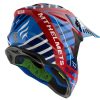 Casca off road MT Falcon Energy B5 rosu lucios