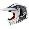 Casca off road MT Falcon Warrior B0 alb/negru lucios Casca off road MT Falcon Warrior B0 alb/negru lucios
