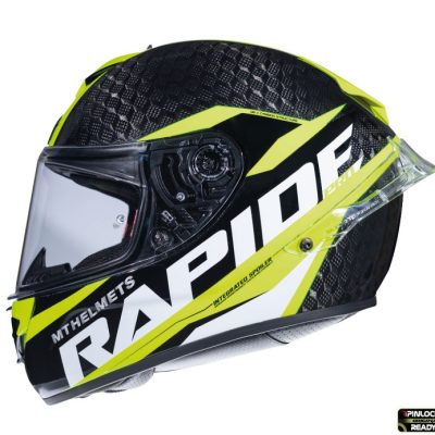 Casca integrala MT Rapide Pro Carbon C3 galben lucios