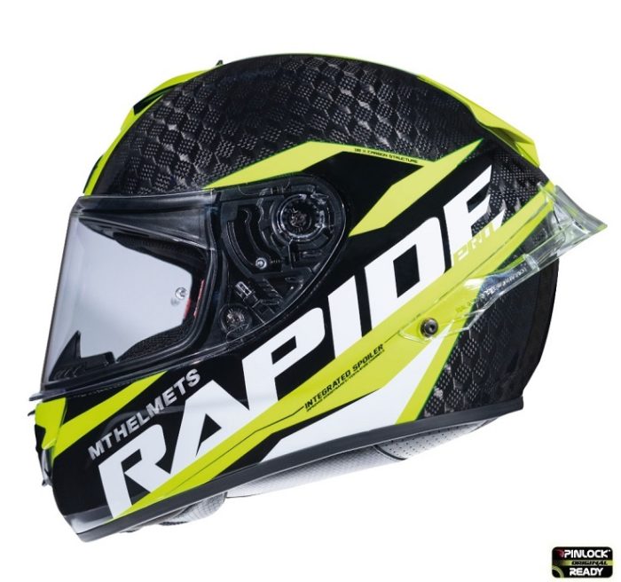 Casca integrala MT Rapide Pro Carbon Kids C3 galben lucios Casca integrala MT Rapide Pro Carbon Kids C3 galben lucios