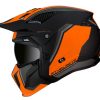 Casca MT Streetfighter SV Twin C4 portocaliu fluor mat (ochelari soare integrati) Casca MT Streetfighter SV Twin C4 portocaliu fluor mat (ochelari soare integrati)