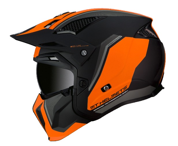 Casca MT Streetfighter SV Twin C4 portocaliu fluor mat (ochelari soare integrati) Casca MT Streetfighter SV Twin C4 portocaliu fluor mat (ochelari soare integrati)