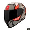 Casca integrala MT Revenge 2 Xavi Vierge A5 rosu fluor mat
