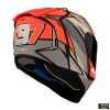Casca integrala MT Revenge 2 Xavi Vierge A5 rosu fluor mat
