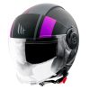 Casca MT Viale SV Phantom C8 roz mat (ochelari soare integrati)